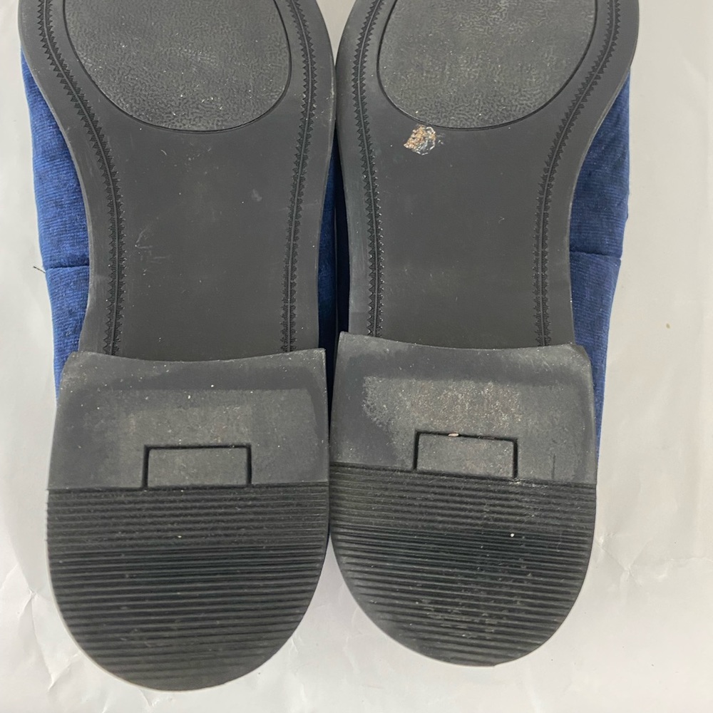 INC International Concepts Blue Suede Loafers - Picture 6 of 7